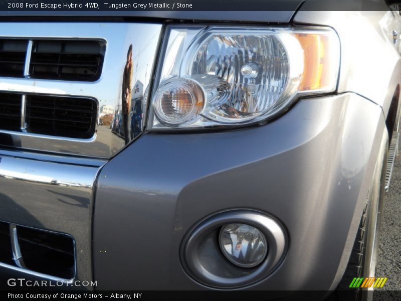 Tungsten Grey Metallic / Stone 2008 Ford Escape Hybrid 4WD