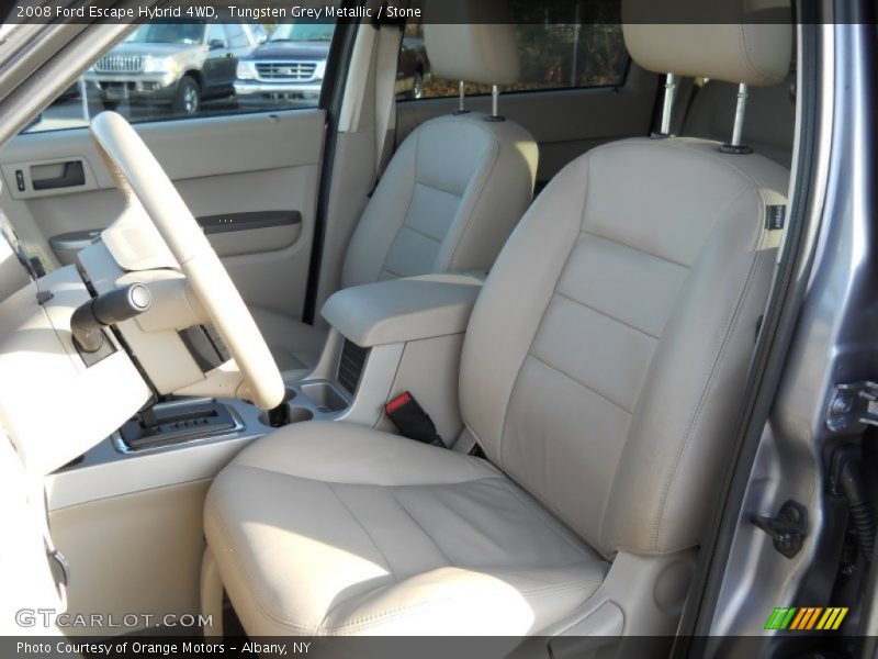 Tungsten Grey Metallic / Stone 2008 Ford Escape Hybrid 4WD