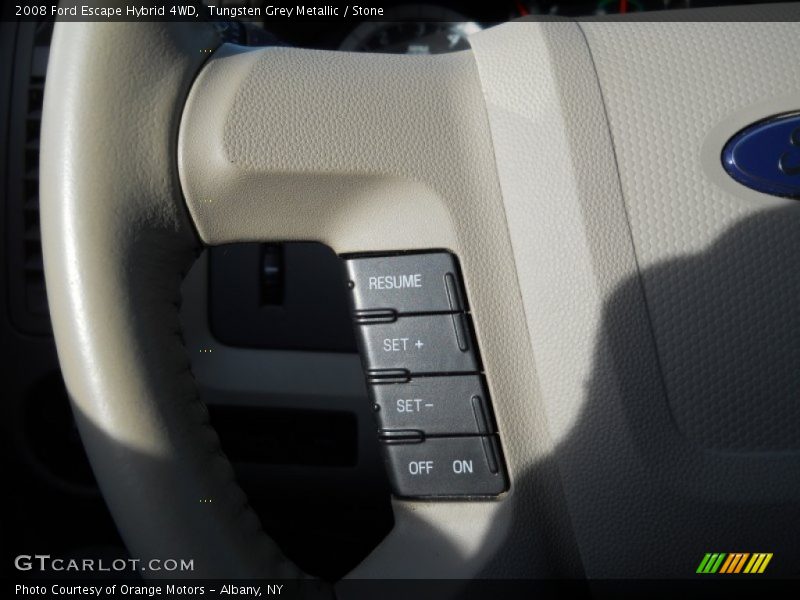 Tungsten Grey Metallic / Stone 2008 Ford Escape Hybrid 4WD