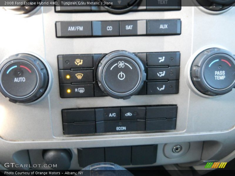 Tungsten Grey Metallic / Stone 2008 Ford Escape Hybrid 4WD