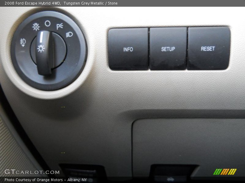 Tungsten Grey Metallic / Stone 2008 Ford Escape Hybrid 4WD