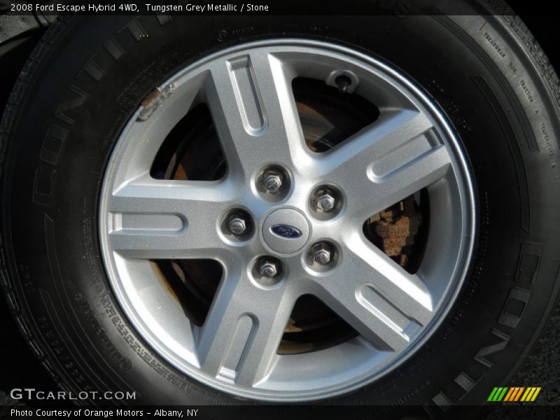 Tungsten Grey Metallic / Stone 2008 Ford Escape Hybrid 4WD