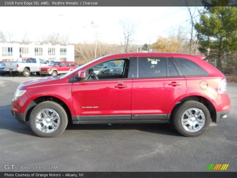 Redfire Metallic / Charcoal 2008 Ford Edge SEL AWD