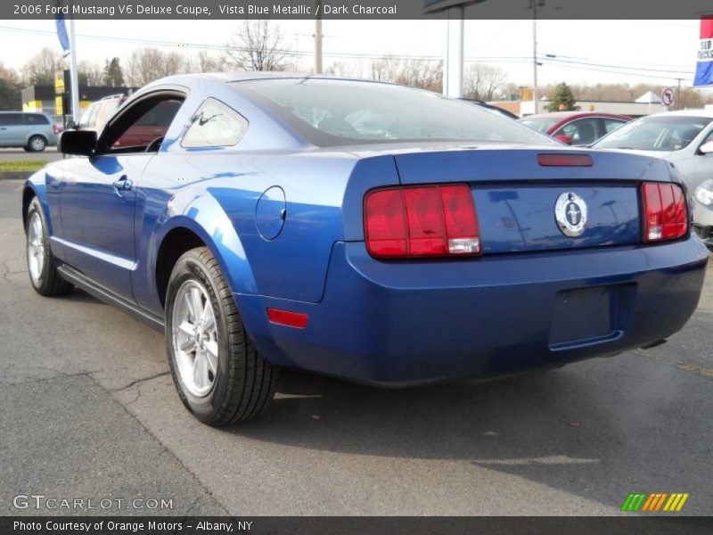 Vista Blue Metallic / Dark Charcoal 2006 Ford Mustang V6 Deluxe Coupe