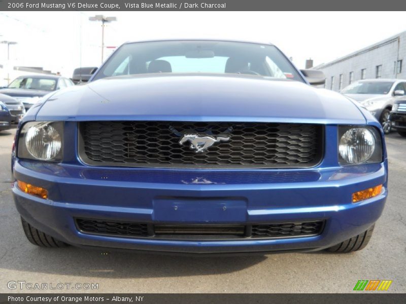 Vista Blue Metallic / Dark Charcoal 2006 Ford Mustang V6 Deluxe Coupe