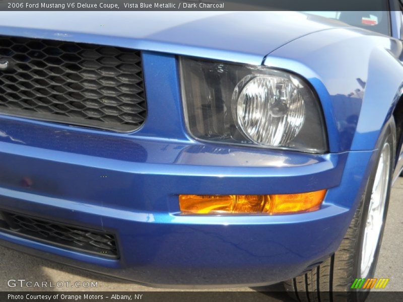 Vista Blue Metallic / Dark Charcoal 2006 Ford Mustang V6 Deluxe Coupe