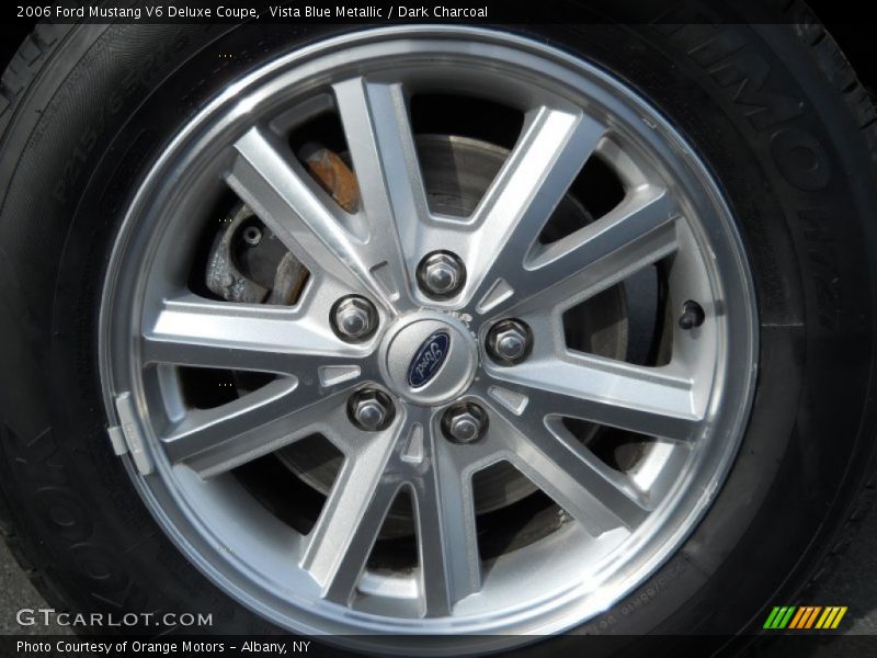 Vista Blue Metallic / Dark Charcoal 2006 Ford Mustang V6 Deluxe Coupe