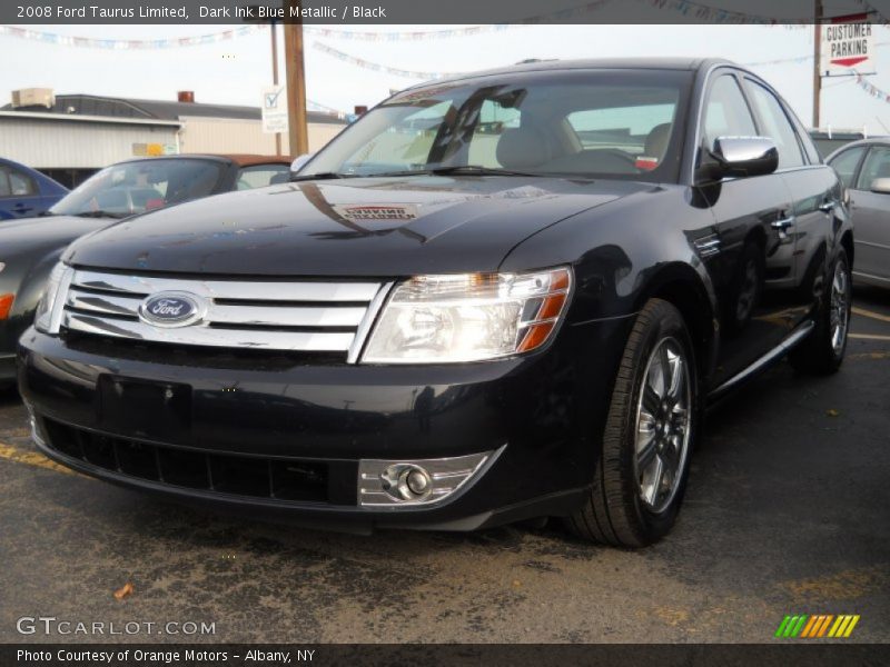 Dark Ink Blue Metallic / Black 2008 Ford Taurus Limited