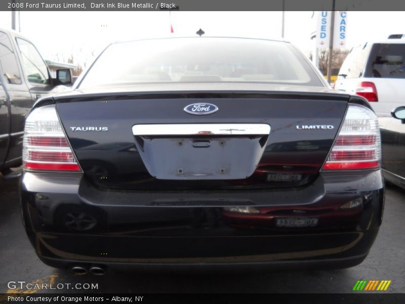 Dark Ink Blue Metallic / Black 2008 Ford Taurus Limited