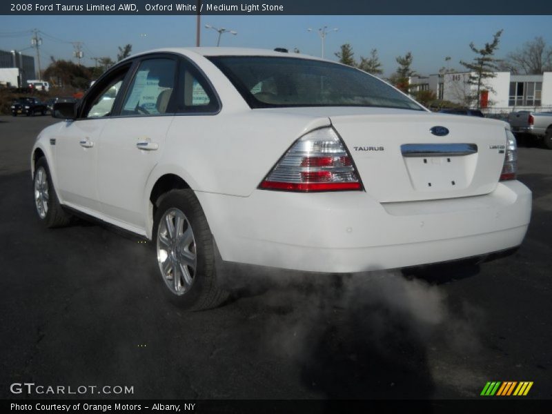 Oxford White / Medium Light Stone 2008 Ford Taurus Limited AWD