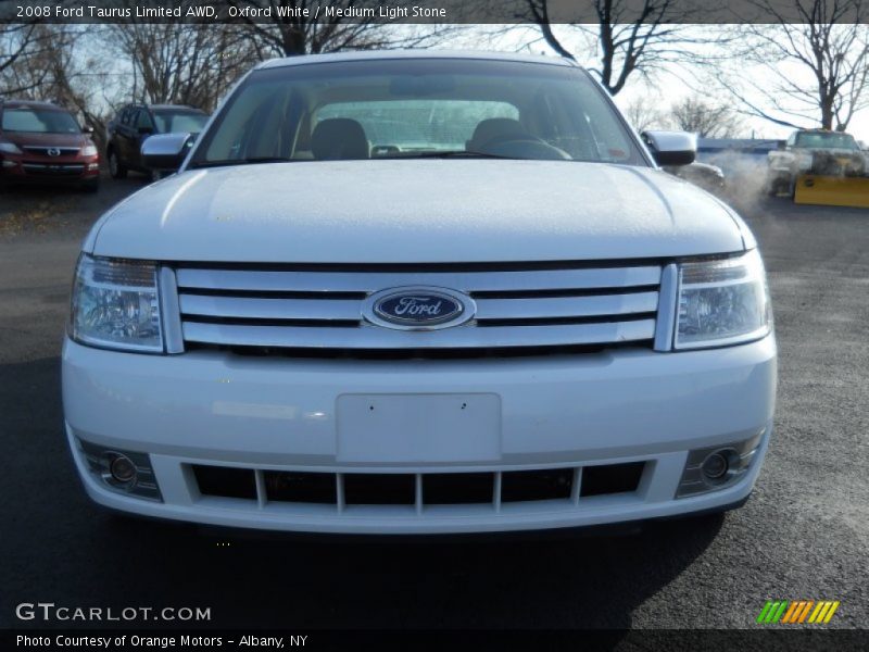 Oxford White / Medium Light Stone 2008 Ford Taurus Limited AWD