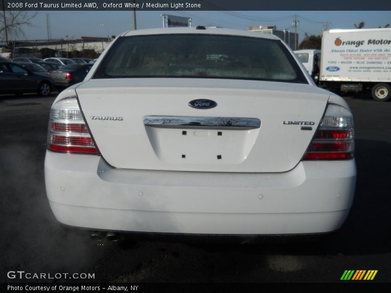 Oxford White / Medium Light Stone 2008 Ford Taurus Limited AWD