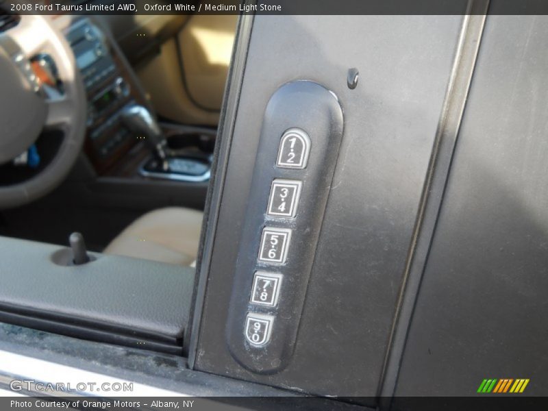 Oxford White / Medium Light Stone 2008 Ford Taurus Limited AWD