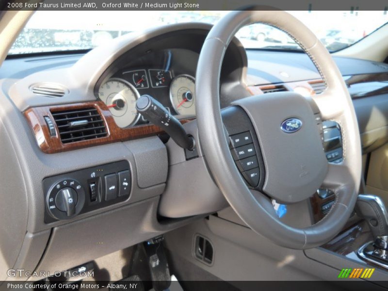 Oxford White / Medium Light Stone 2008 Ford Taurus Limited AWD