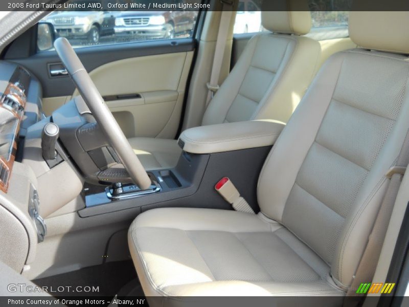 Oxford White / Medium Light Stone 2008 Ford Taurus Limited AWD