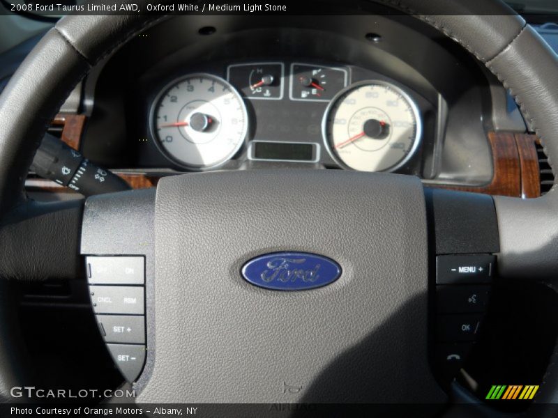 Oxford White / Medium Light Stone 2008 Ford Taurus Limited AWD