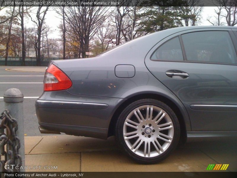 Pewter Metallic / Black 2008 Mercedes-Benz E 350 4Matic Sedan