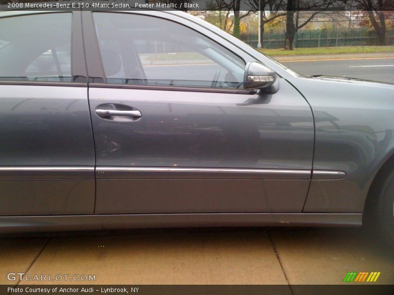 Pewter Metallic / Black 2008 Mercedes-Benz E 350 4Matic Sedan