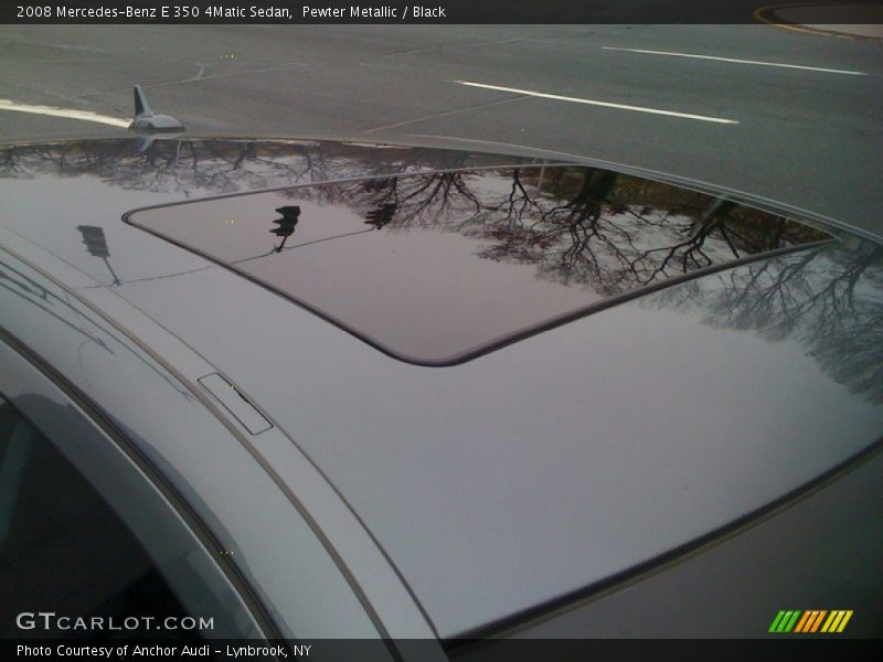 Pewter Metallic / Black 2008 Mercedes-Benz E 350 4Matic Sedan