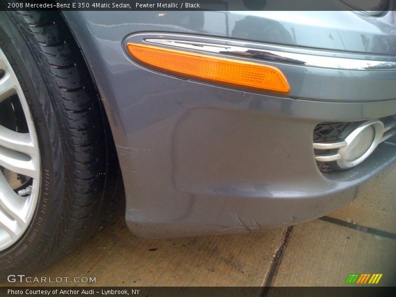 Pewter Metallic / Black 2008 Mercedes-Benz E 350 4Matic Sedan