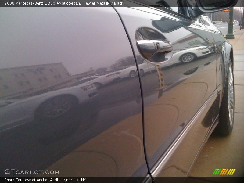 Pewter Metallic / Black 2008 Mercedes-Benz E 350 4Matic Sedan