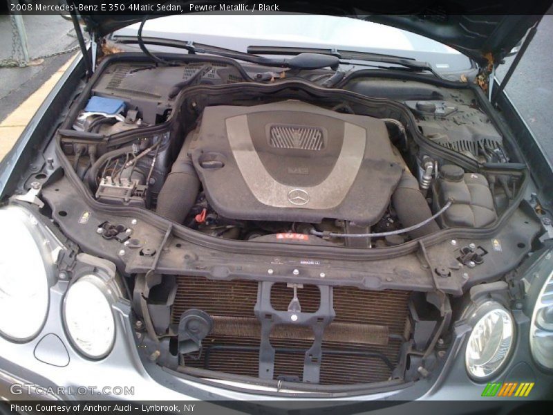 Pewter Metallic / Black 2008 Mercedes-Benz E 350 4Matic Sedan