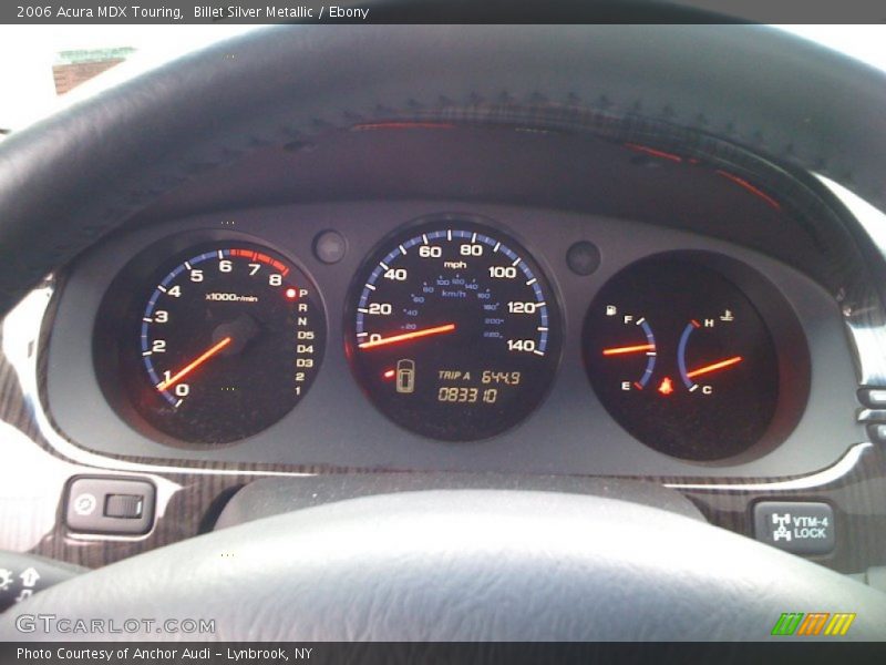 Billet Silver Metallic / Ebony 2006 Acura MDX Touring