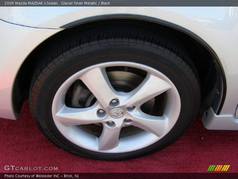 Glacier Silver Metallic / Black 2006 Mazda MAZDA6 s Sedan
