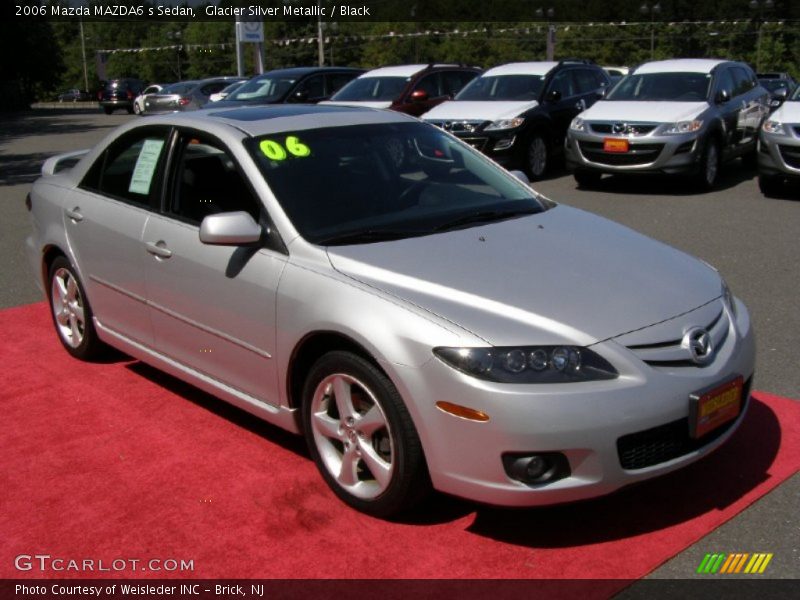 Glacier Silver Metallic / Black 2006 Mazda MAZDA6 s Sedan