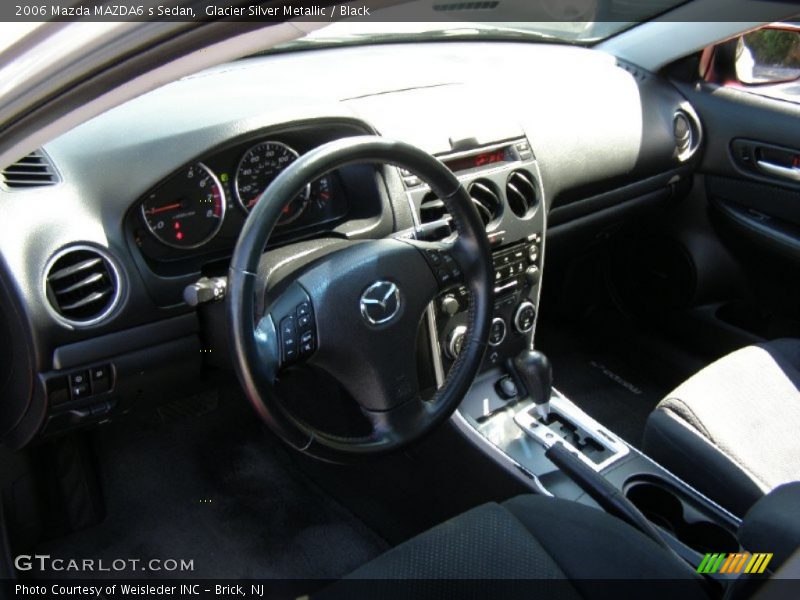 Glacier Silver Metallic / Black 2006 Mazda MAZDA6 s Sedan
