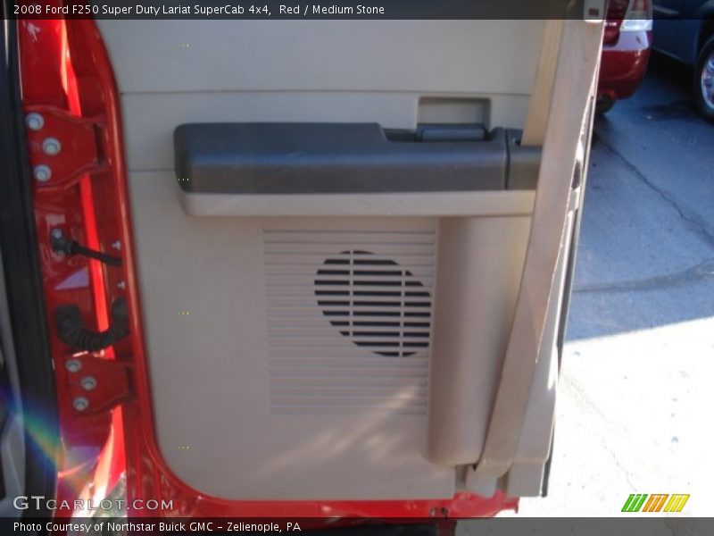 Red / Medium Stone 2008 Ford F250 Super Duty Lariat SuperCab 4x4