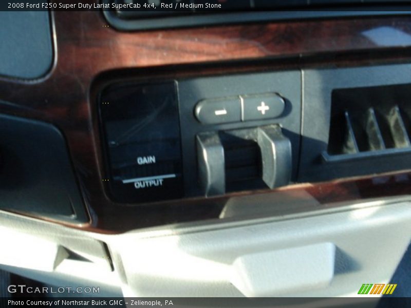 Red / Medium Stone 2008 Ford F250 Super Duty Lariat SuperCab 4x4