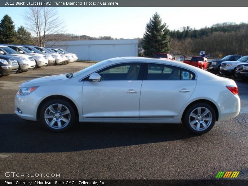White Diamond Tricoat / Cashmere 2012 Buick LaCrosse FWD