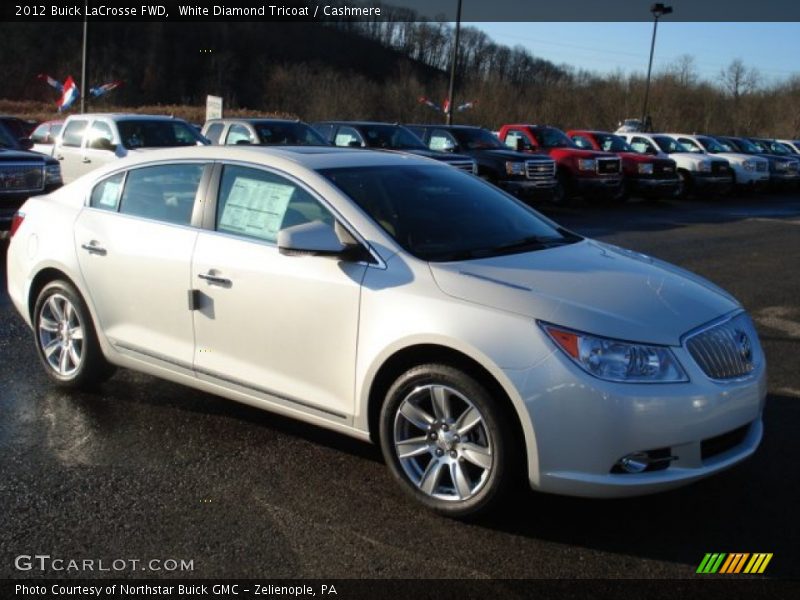 White Diamond Tricoat / Cashmere 2012 Buick LaCrosse FWD