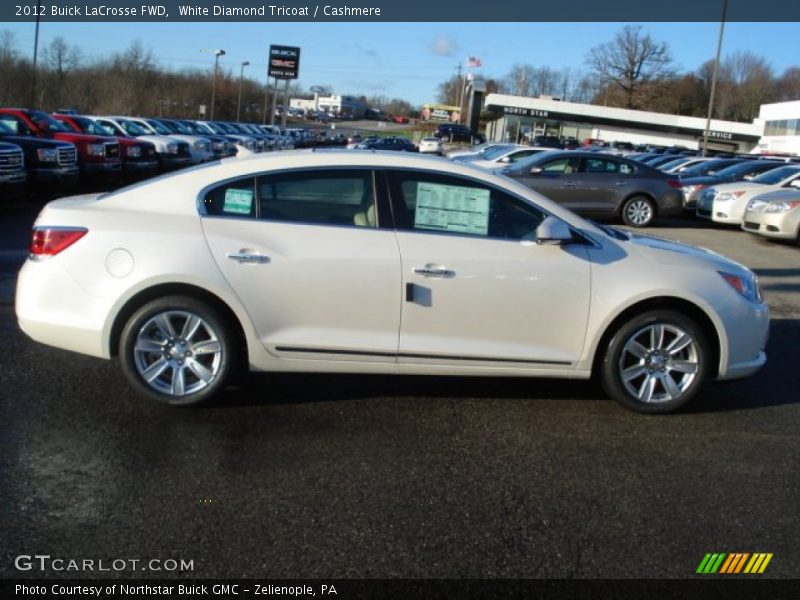 White Diamond Tricoat / Cashmere 2012 Buick LaCrosse FWD