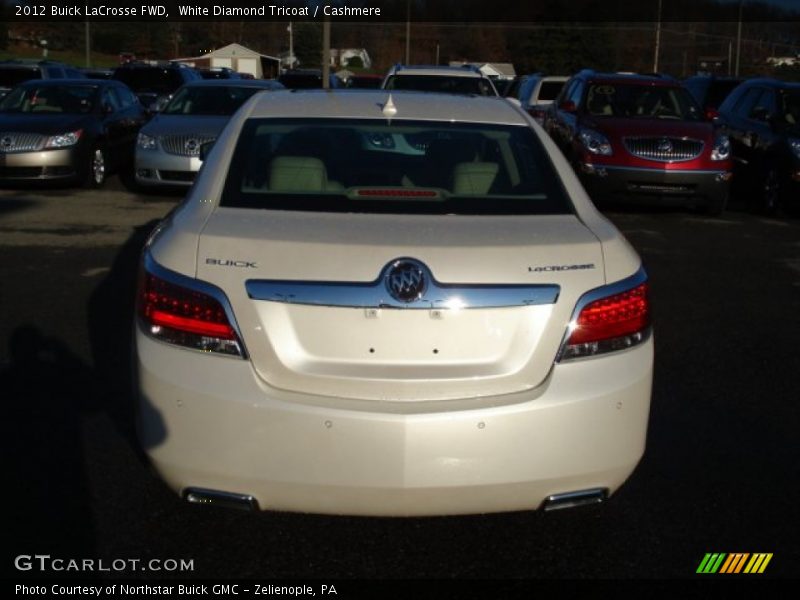 White Diamond Tricoat / Cashmere 2012 Buick LaCrosse FWD