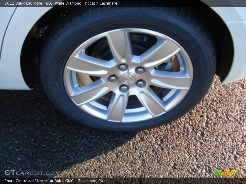 White Diamond Tricoat / Cashmere 2012 Buick LaCrosse FWD