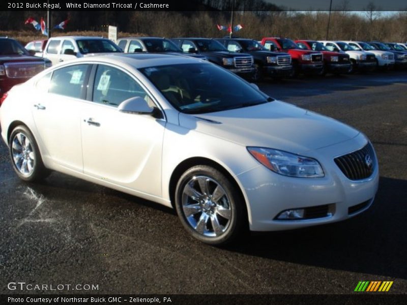 White Diamond Tricoat / Cashmere 2012 Buick Regal
