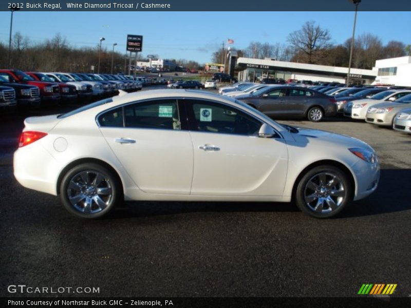 White Diamond Tricoat / Cashmere 2012 Buick Regal