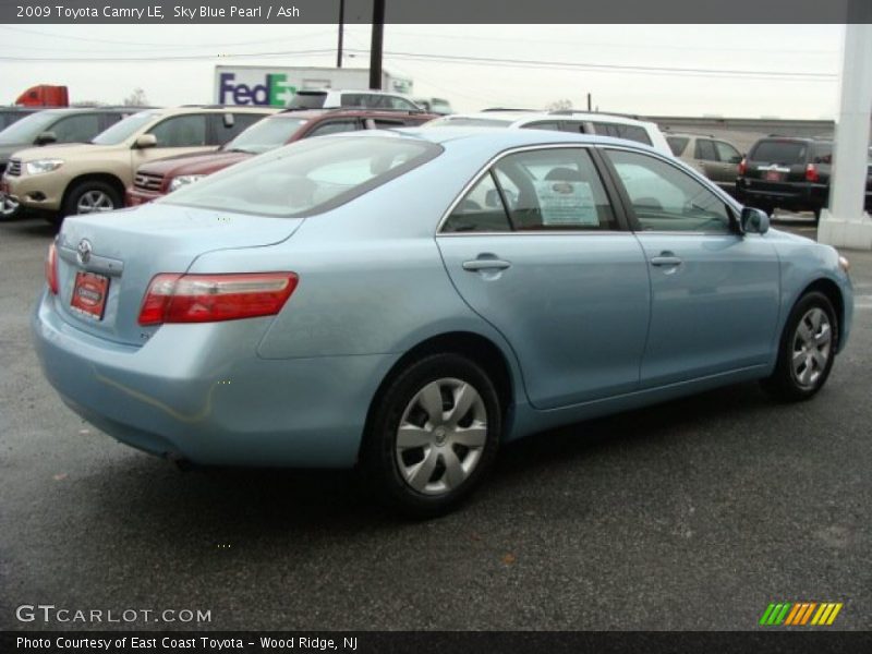 Sky Blue Pearl / Ash 2009 Toyota Camry LE