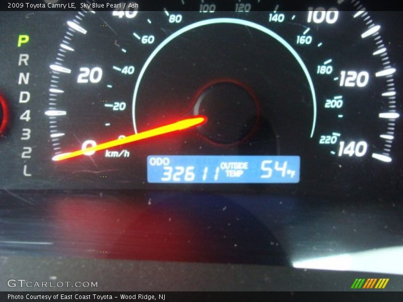 Sky Blue Pearl / Ash 2009 Toyota Camry LE