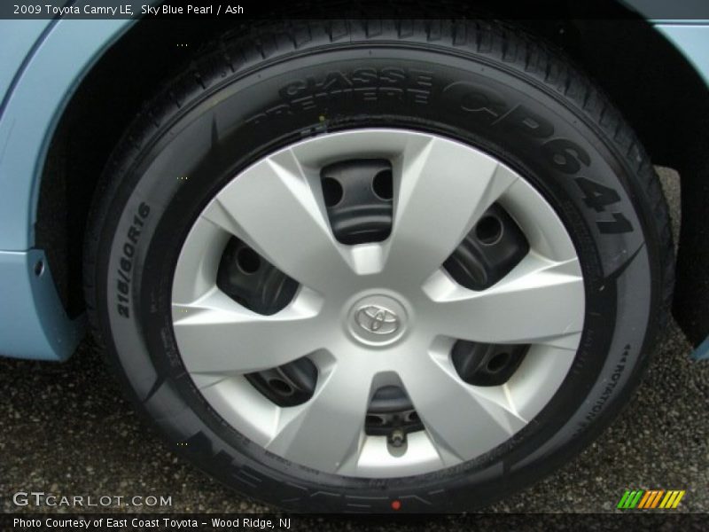 Sky Blue Pearl / Ash 2009 Toyota Camry LE