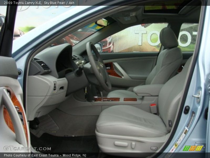 Sky Blue Pearl / Ash 2009 Toyota Camry XLE
