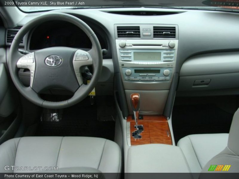 Sky Blue Pearl / Ash 2009 Toyota Camry XLE