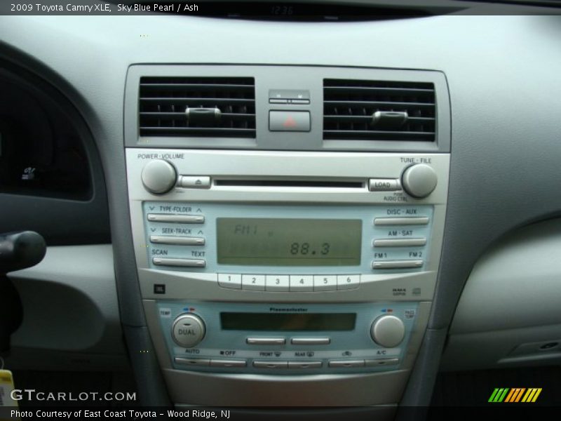 Sky Blue Pearl / Ash 2009 Toyota Camry XLE