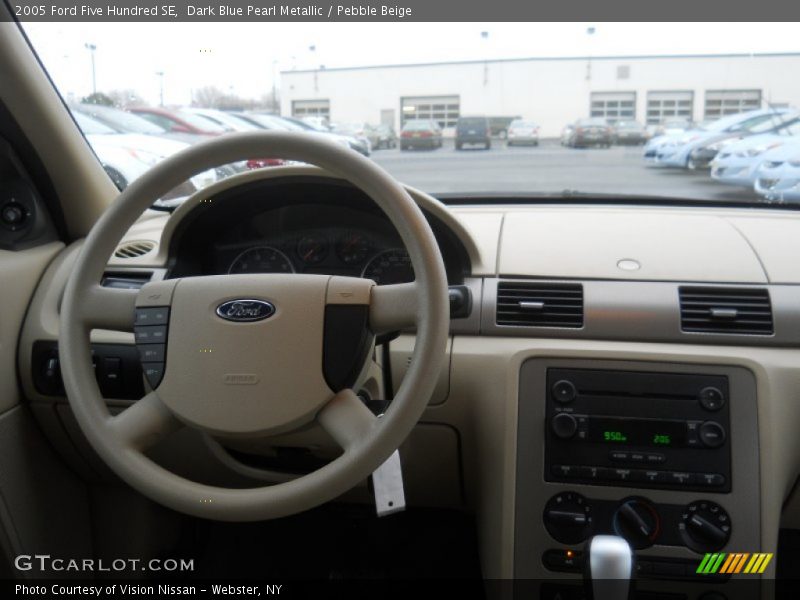 Dark Blue Pearl Metallic / Pebble Beige 2005 Ford Five Hundred SE
