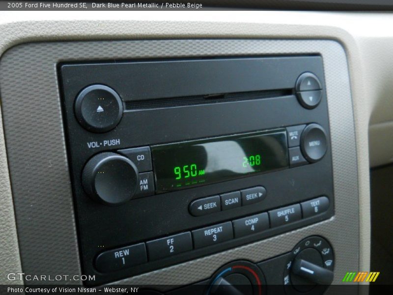 Dark Blue Pearl Metallic / Pebble Beige 2005 Ford Five Hundred SE