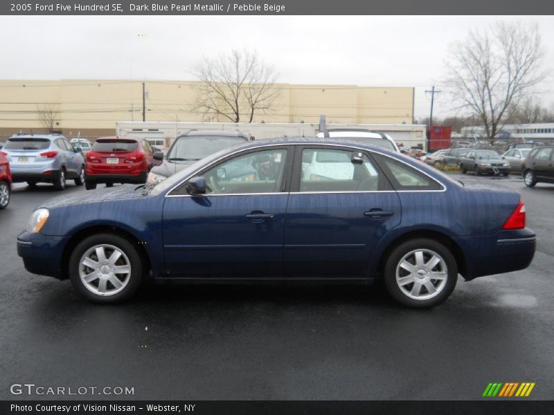 Dark Blue Pearl Metallic / Pebble Beige 2005 Ford Five Hundred SE