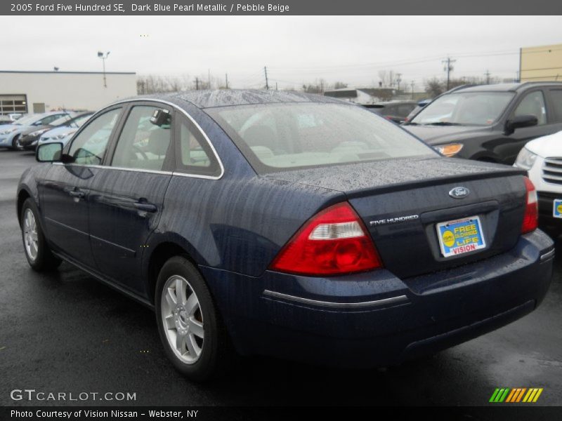 Dark Blue Pearl Metallic / Pebble Beige 2005 Ford Five Hundred SE