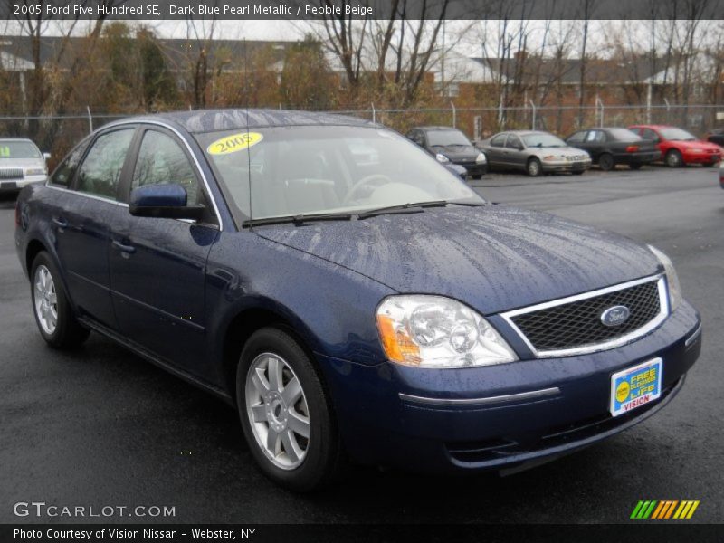 Dark Blue Pearl Metallic / Pebble Beige 2005 Ford Five Hundred SE